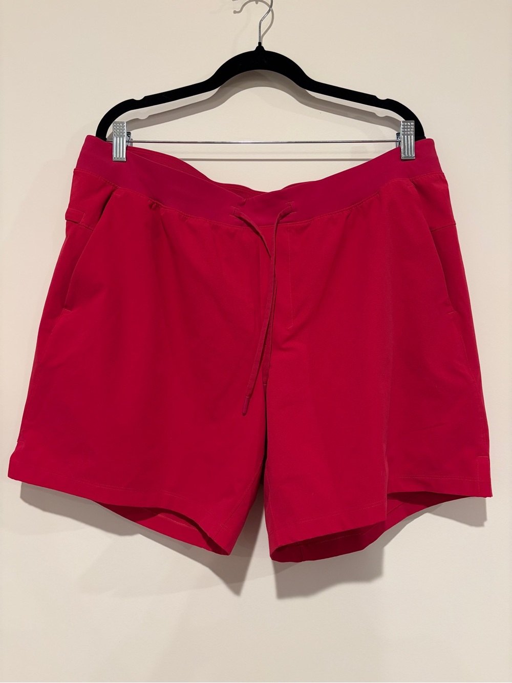 Lululemon Size XXL Pink Zeroed In Linerless 7" Athletic Training Shorts Mens